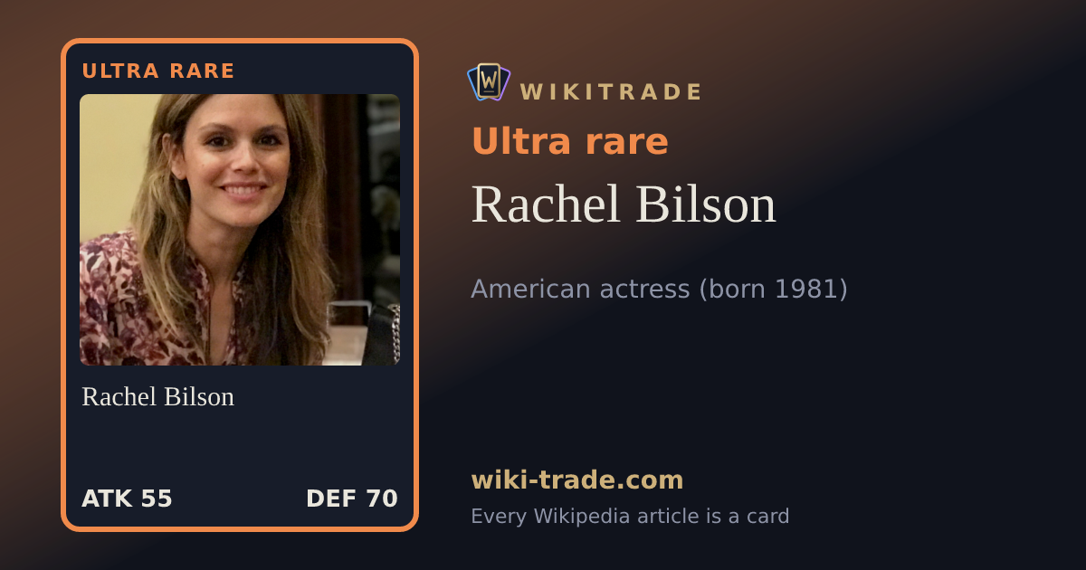 Rachel Bilson — Ultra rare card