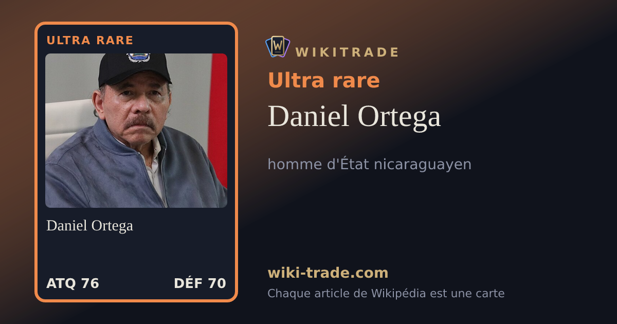 Daniel Ortega — carte Ultra rare
