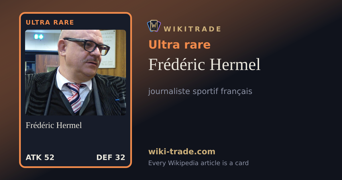 Frédéric Hermel — Ultra rare card