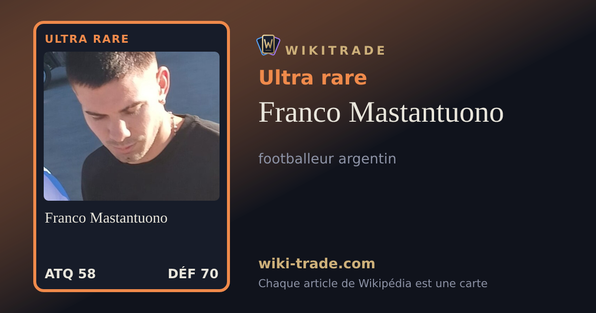 Franco Mastantuono — carte Ultra rare
