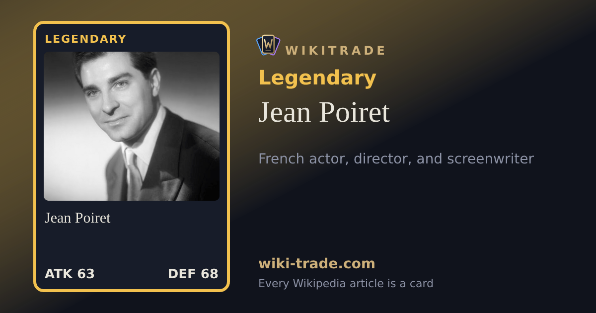 Jean Poiret — Legendary card