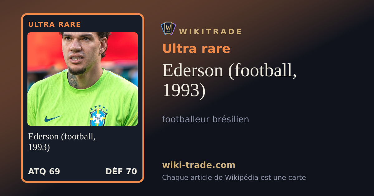 Ederson (football, 1993) — carte Ultra rare