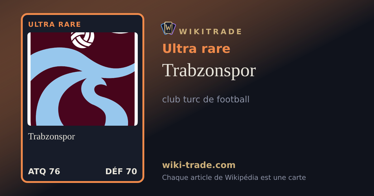 Trabzonspor — carte Ultra rare