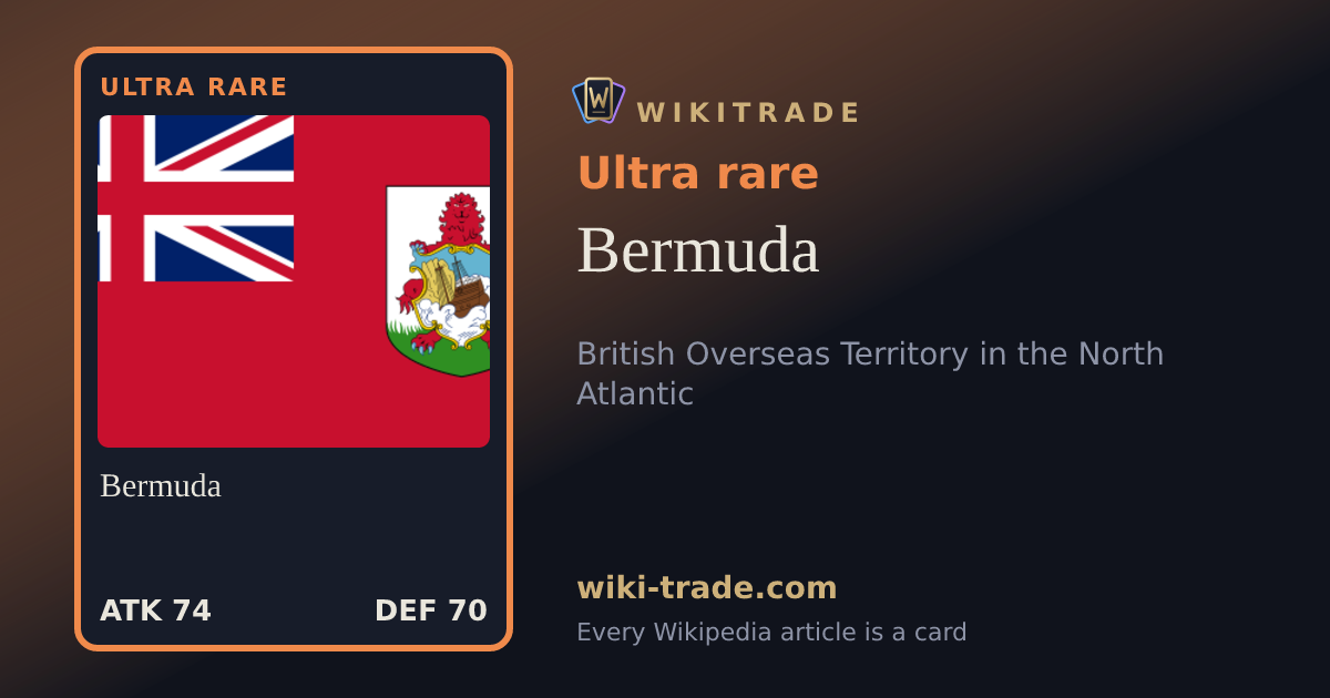 Bermuda — Ultra rare card