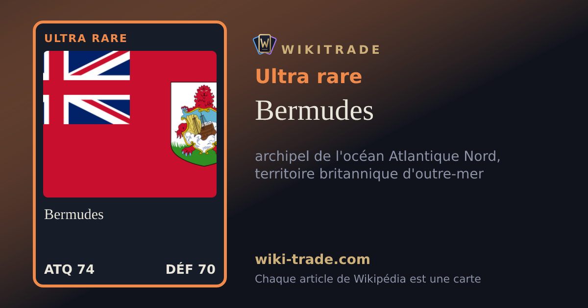 Bermudes — carte Ultra rare