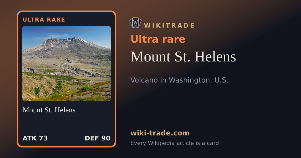 Mount St. Helens — Ultra rare card
