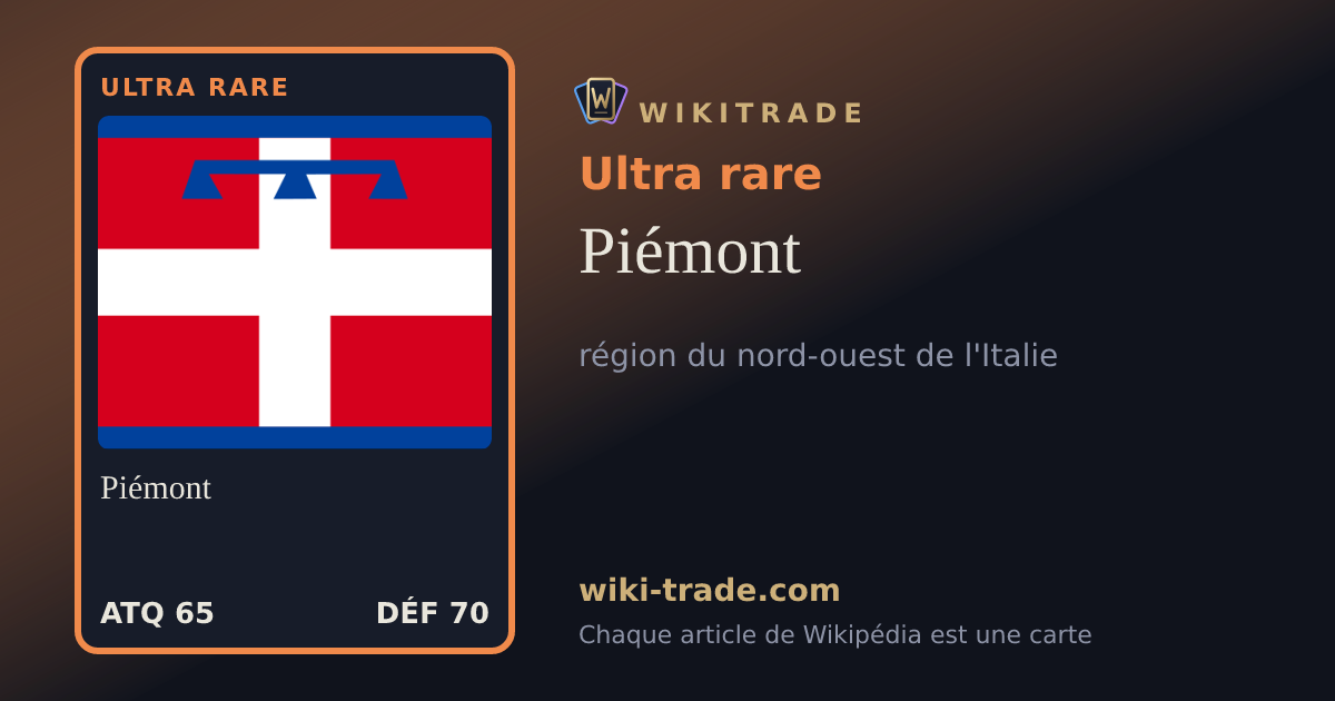 Piémont — carte Ultra rare