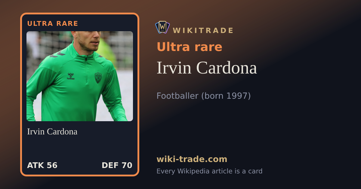 Irvin Cardona — Ultra rare card