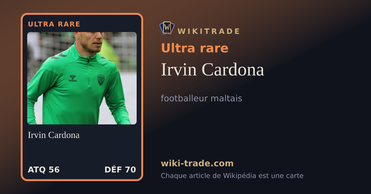 Irvin Cardona — carte Ultra rare