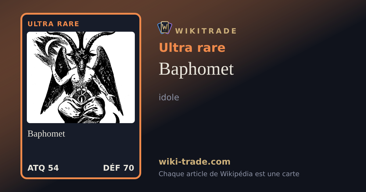 Baphomet — carte Ultra rare