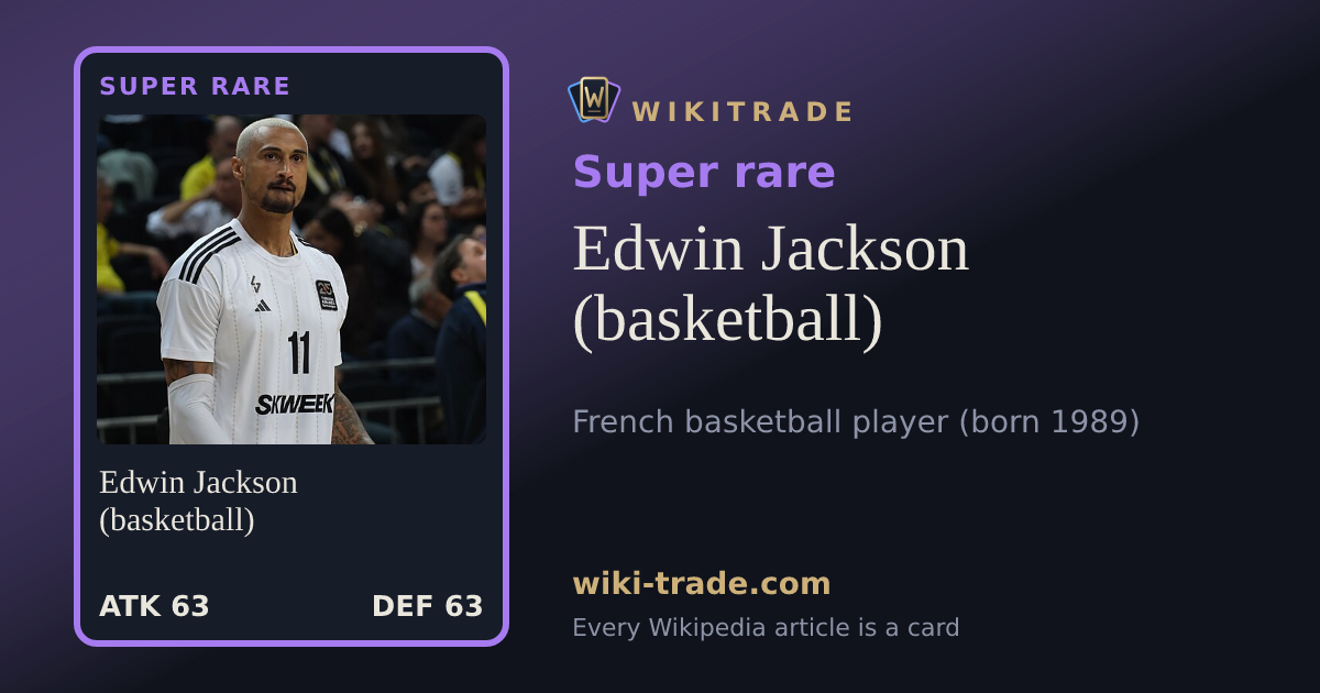 Edwin Jackson (basketball) — Super rare card