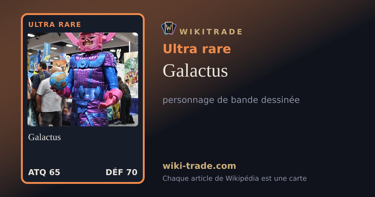 Galactus — carte Ultra rare