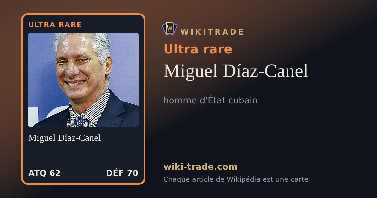 Miguel Díaz-Canel — carte Ultra rare