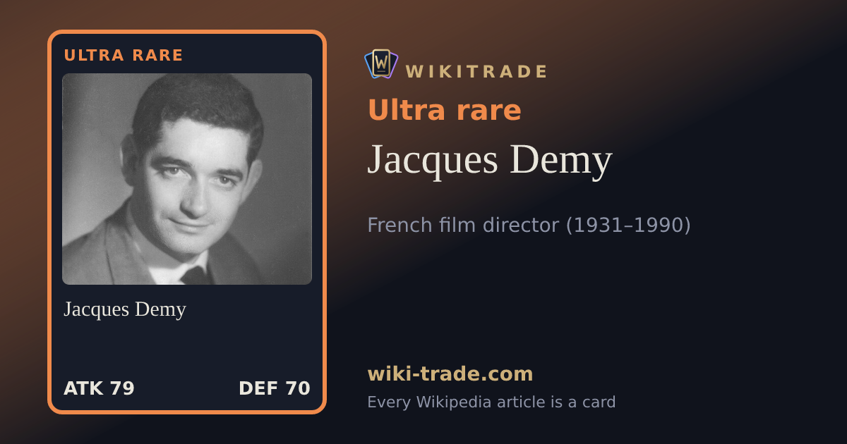 Jacques Demy — Ultra rare card