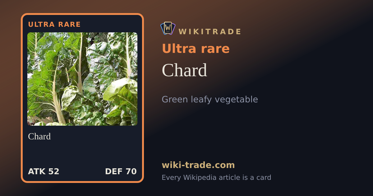 Chard — Ultra rare card
