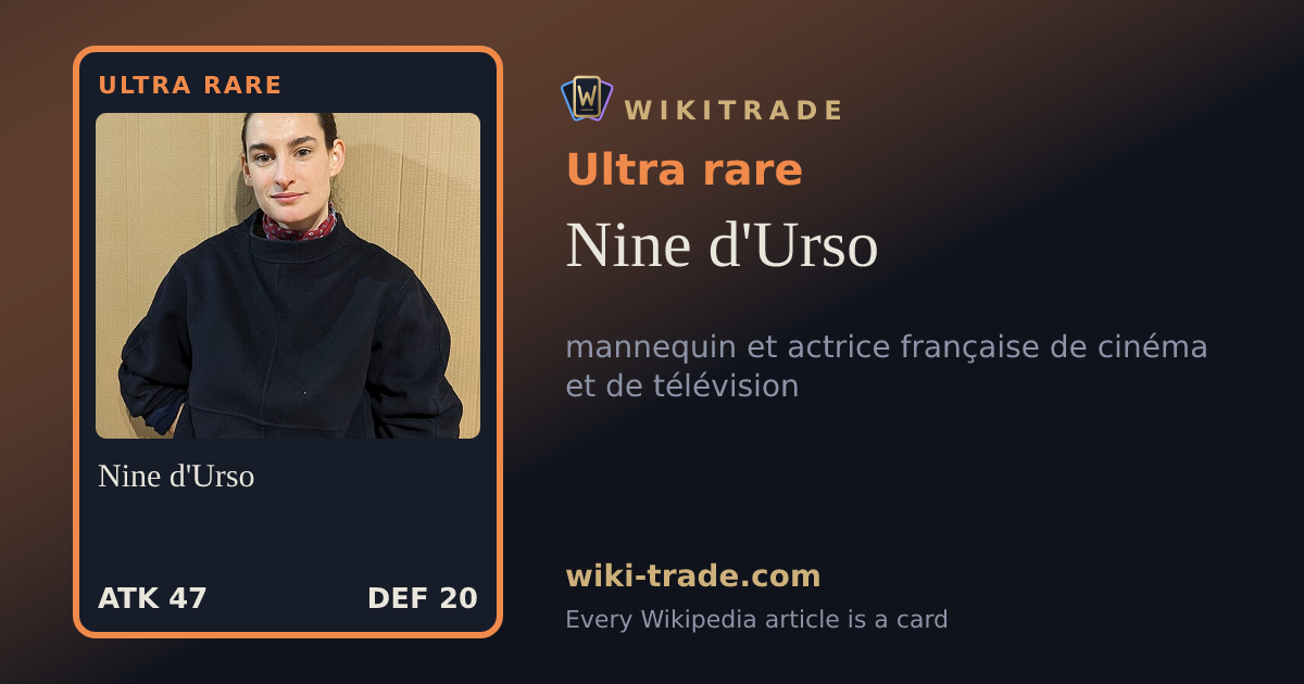 Nine d'Urso — Ultra rare card