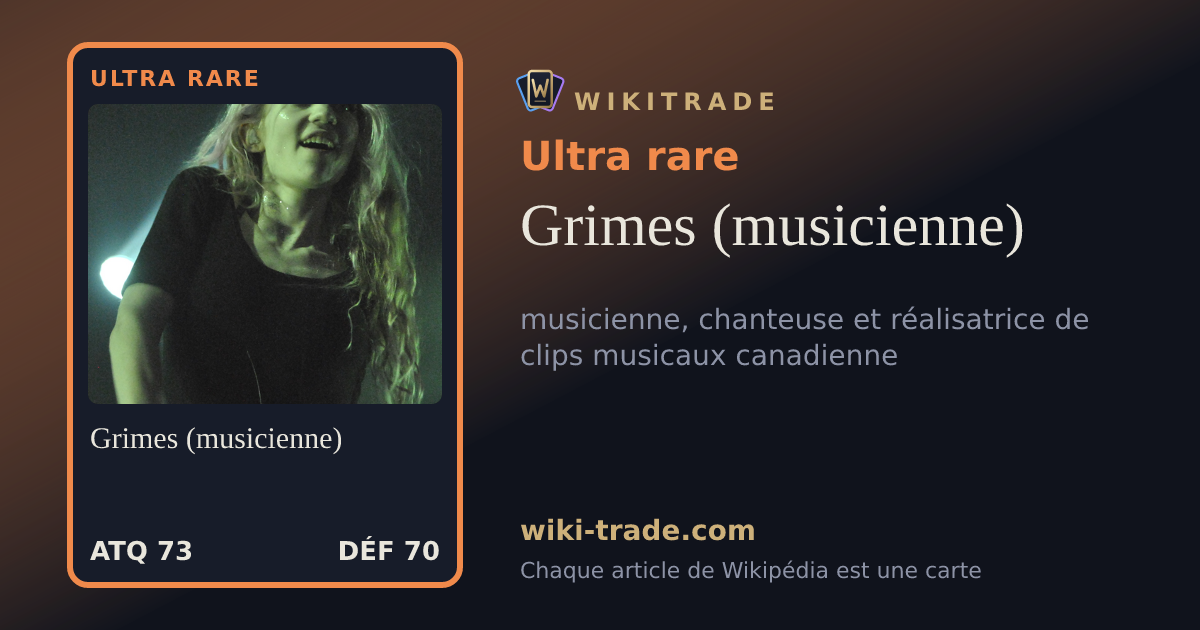 Grimes (musicienne) — carte Ultra rare