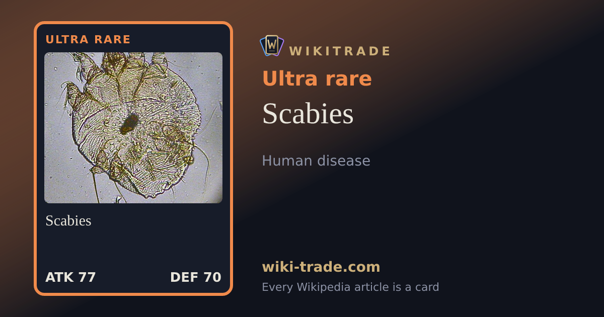 Scabies — Ultra rare card