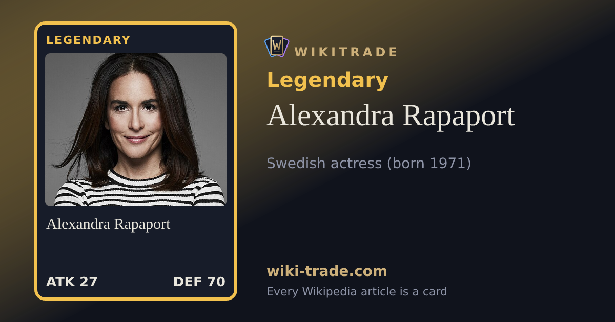 Alexandra Rapaport — Legendary card
