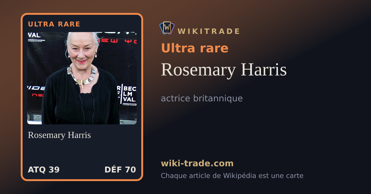 Rosemary Harris — carte Ultra rare