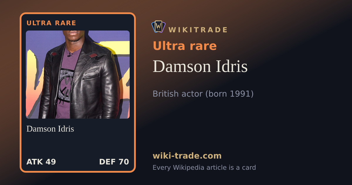 Damson Idris — Ultra rare card