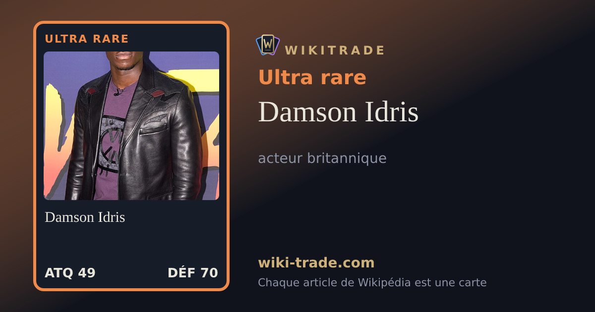 Damson Idris — carte Ultra rare