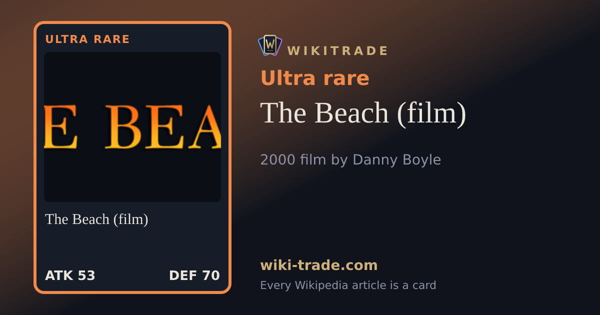 The Beach (film) — Ultra rare card