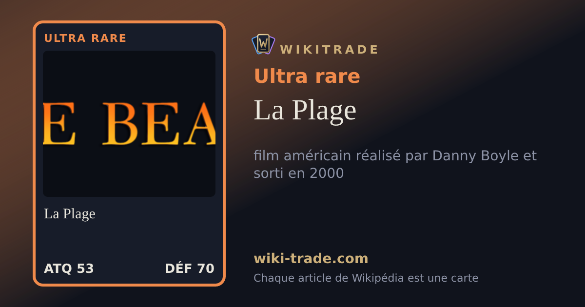 La Plage — carte Ultra rare