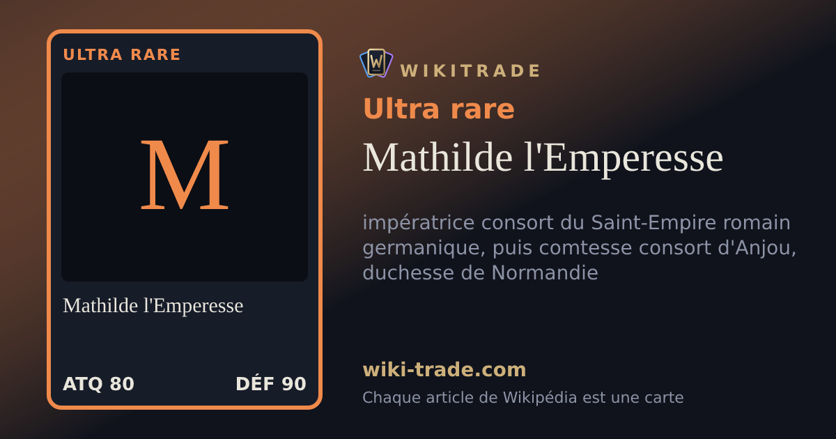 Mathilde l'Emperesse — carte Ultra rare
