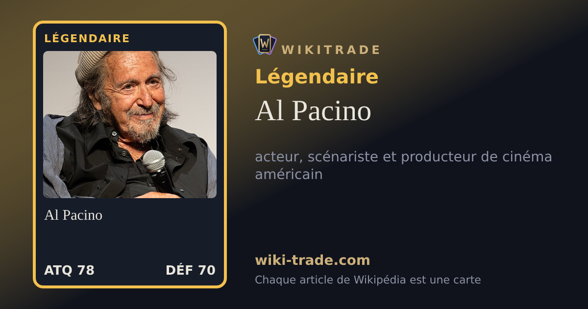 Al Pacino — carte Légendaire
