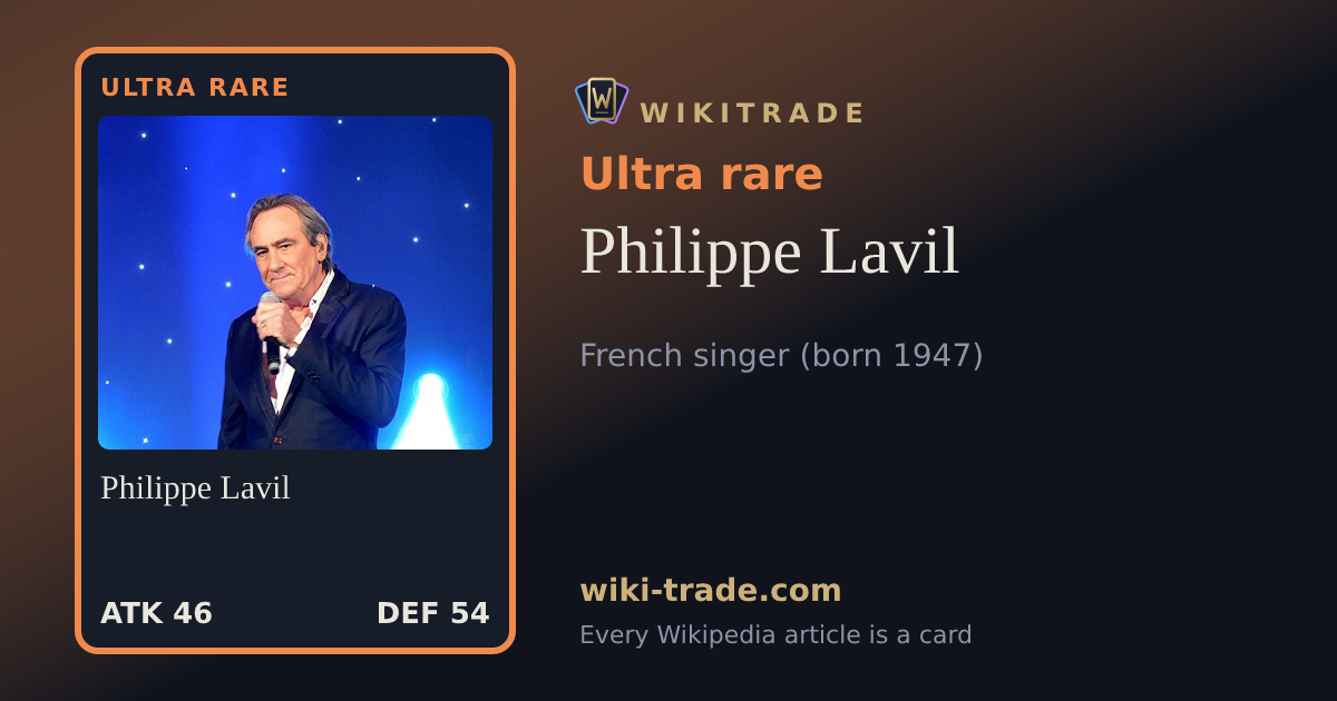 Philippe Lavil — Ultra rare card