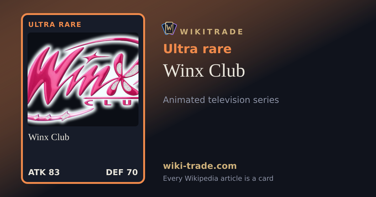 Winx Club — Ultra rare card