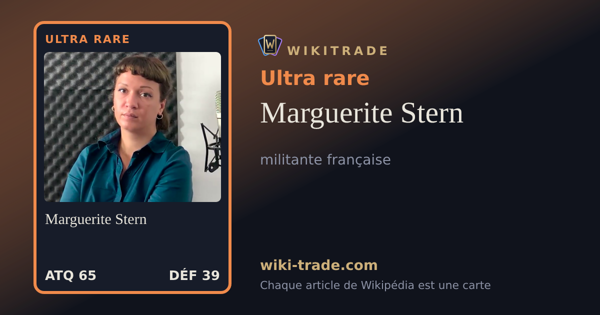 Marguerite Stern — carte Ultra rare