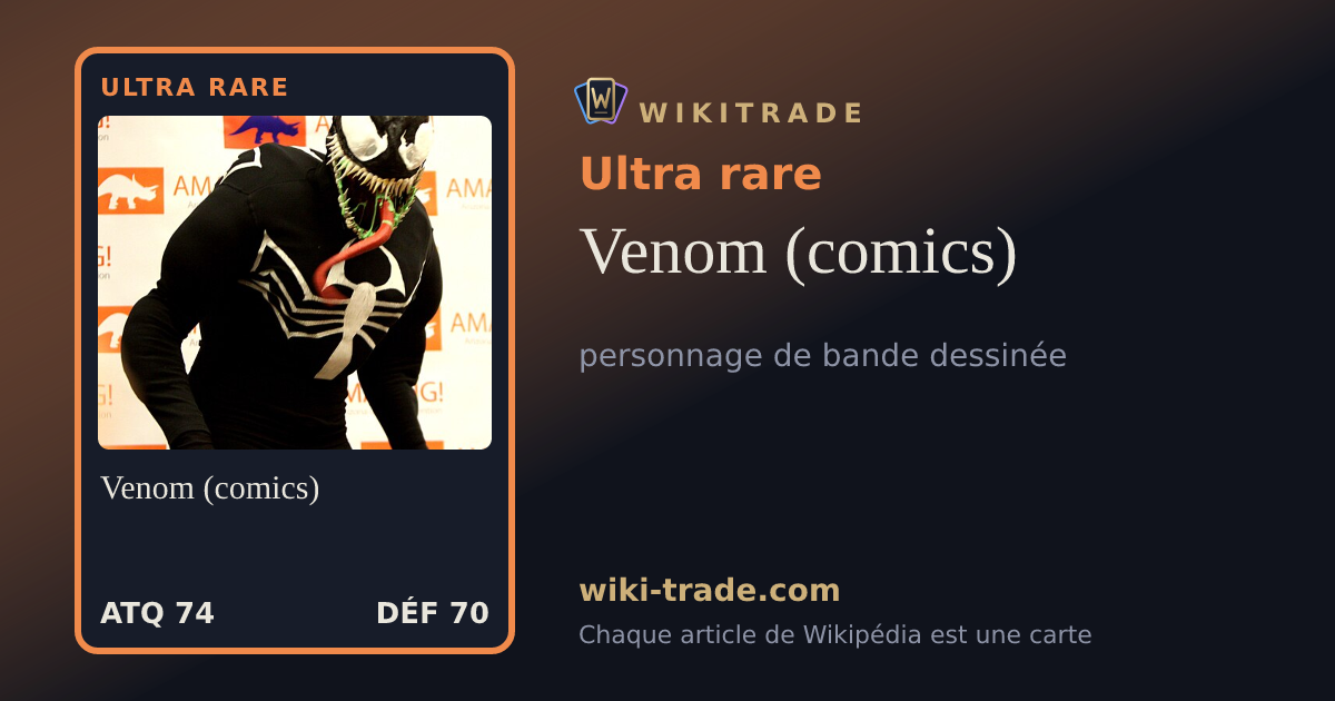 Venom (comics) — carte Ultra rare