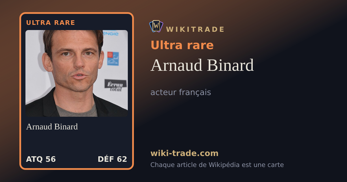 Arnaud Binard — carte Ultra rare