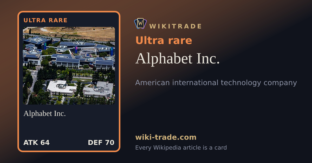 Alphabet Inc. — Ultra rare card
