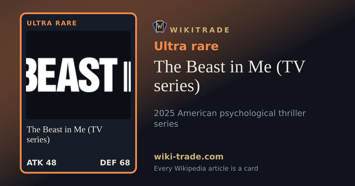 The Beast in Me (TV series) — Ultra rare card