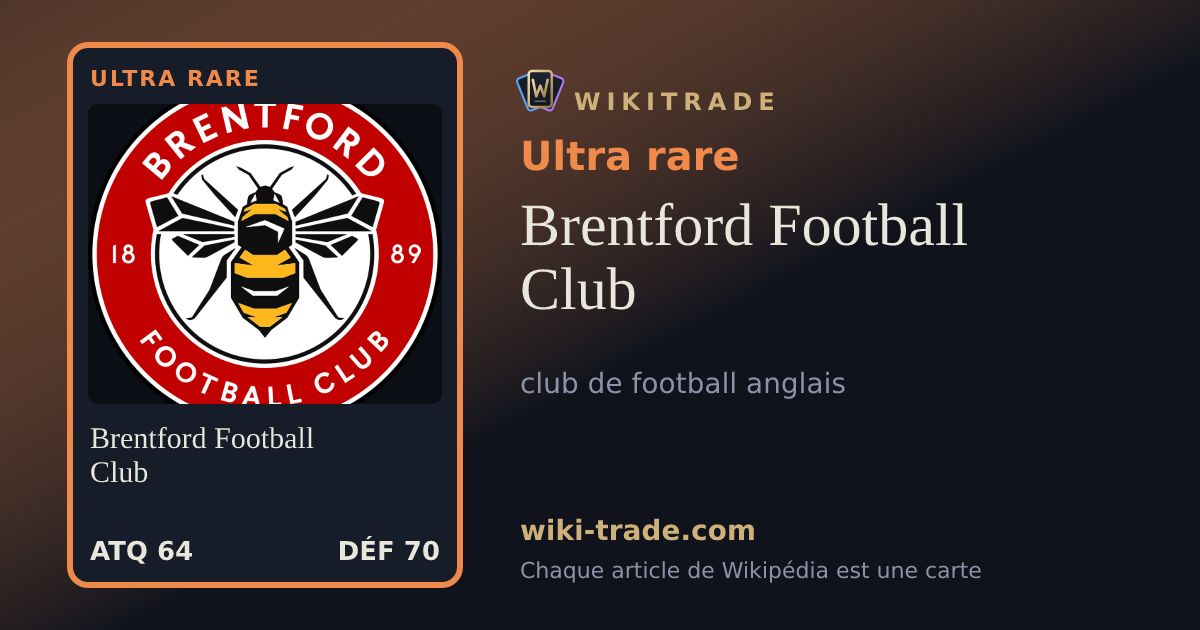 Brentford Football Club — carte Ultra rare