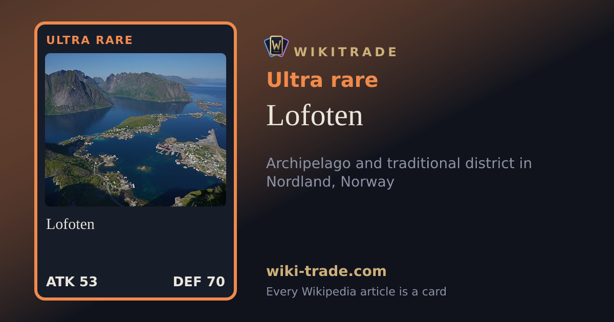 Lofoten — Ultra rare card