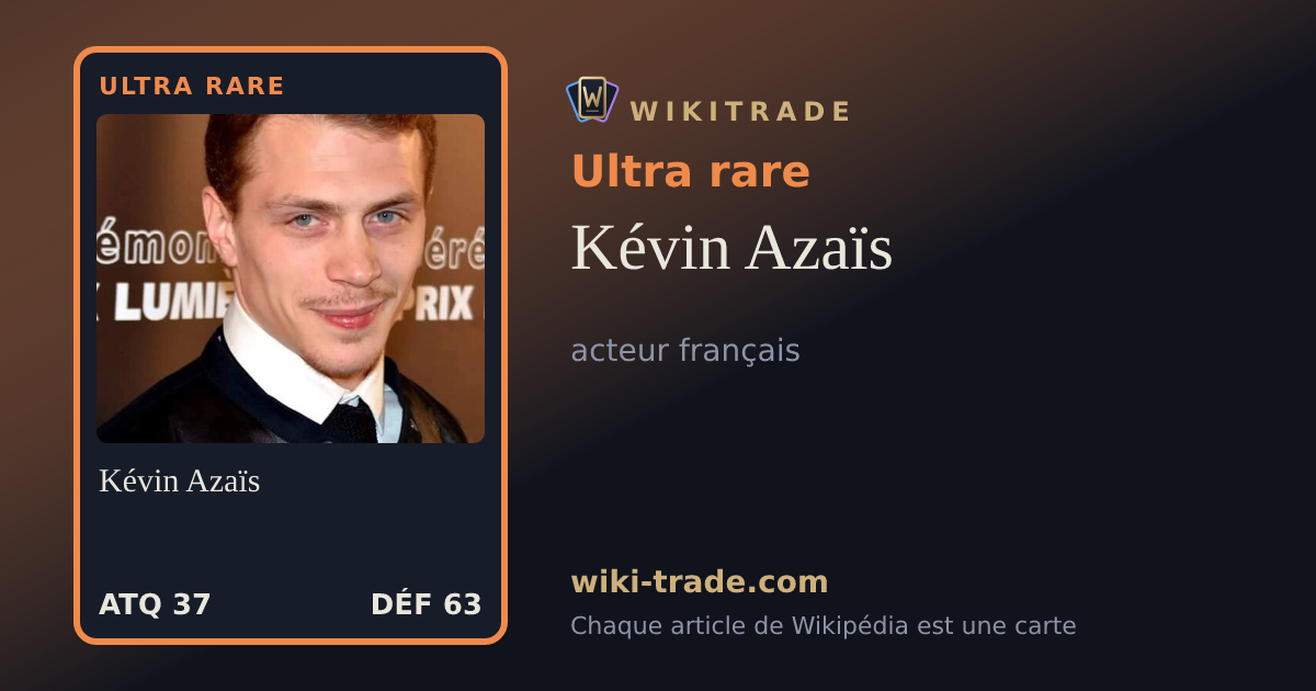 Kévin Azaïs — carte Ultra rare
