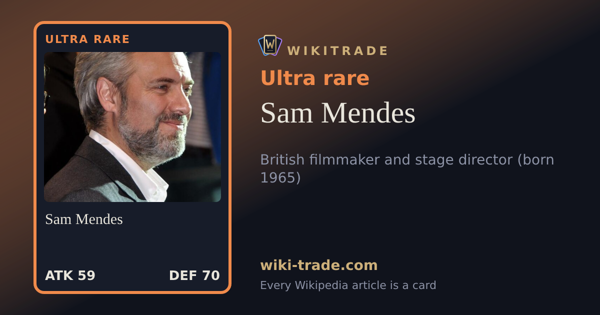 Sam Mendes — Ultra rare card
