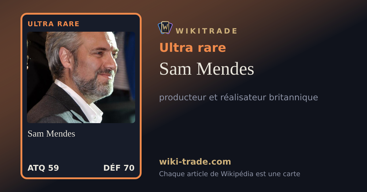 Sam Mendes — carte Ultra rare