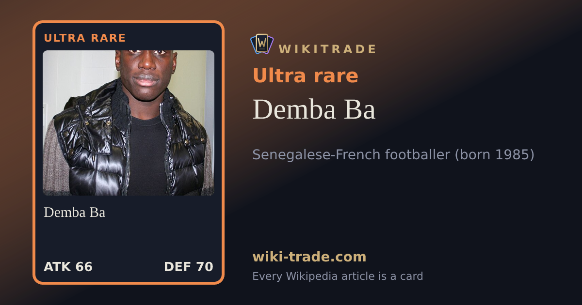 Demba Ba — Ultra rare card
