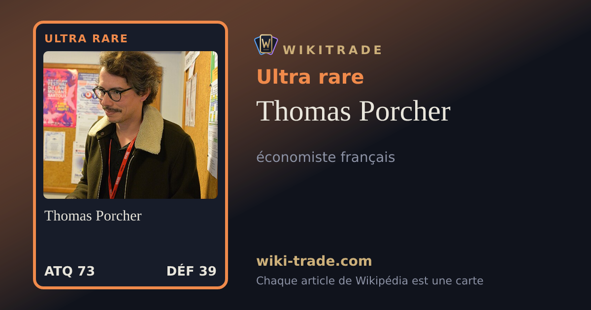 Thomas Porcher — carte Ultra rare