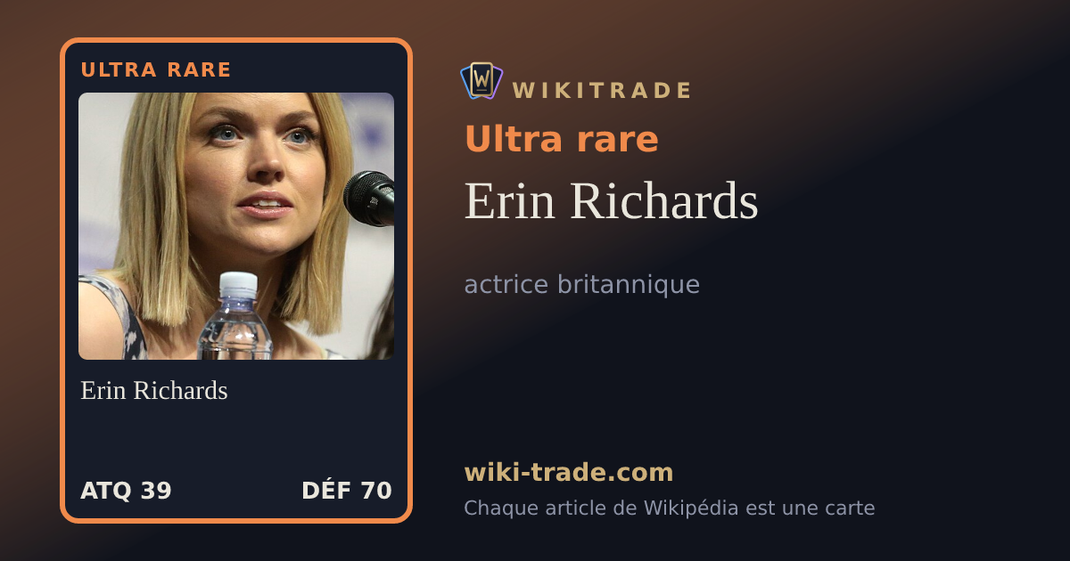 Erin Richards — carte Ultra rare