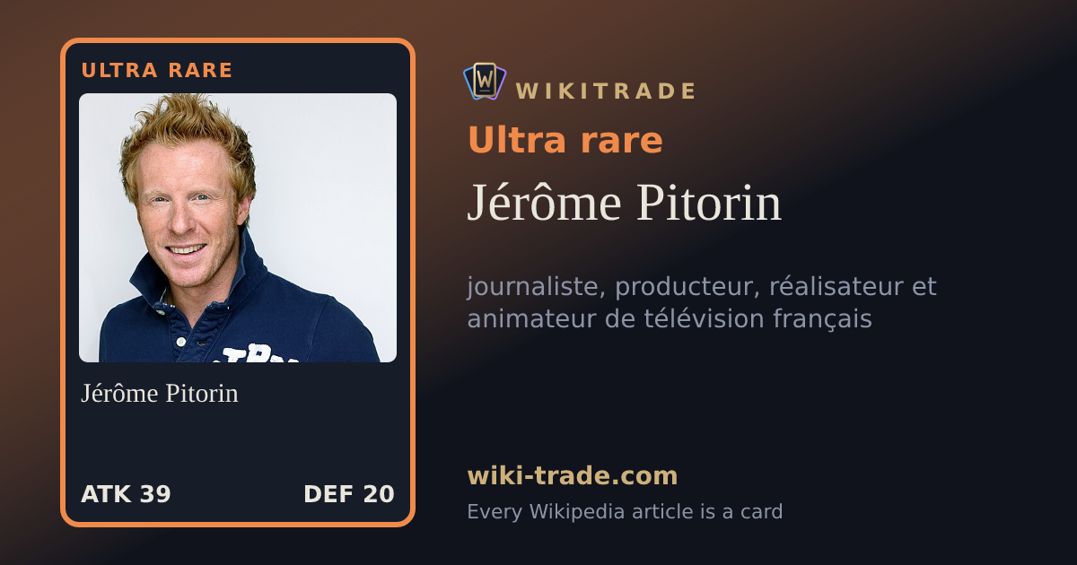 Jérôme Pitorin — Ultra rare card