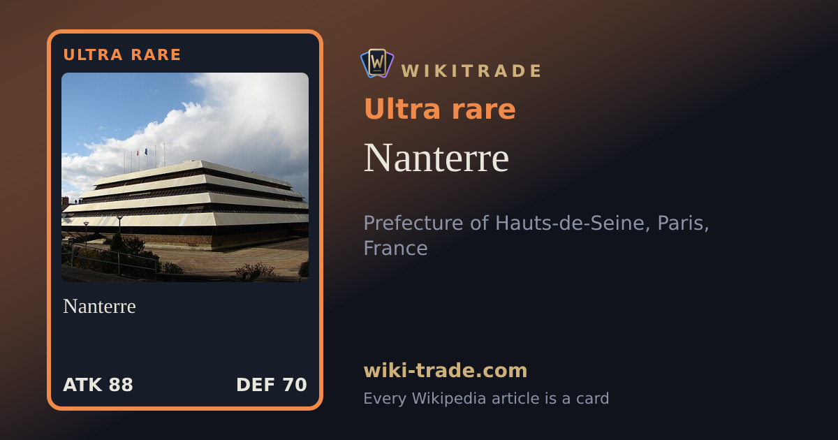 Nanterre — Ultra rare card