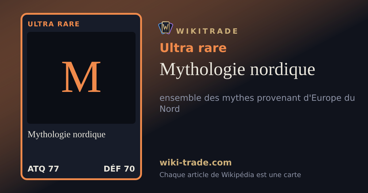 Mythologie nordique — carte Ultra rare