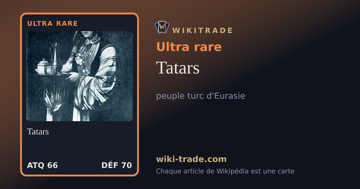Tatars — carte Ultra rare