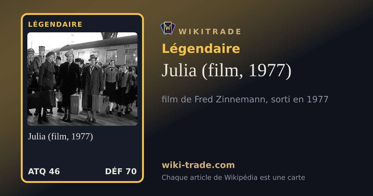 Julia (film, 1977) — carte Légendaire